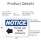 Signmission Please Use Main Entrance Left Arrow OSHA Notice Sign, Aluminum, 24in W x 18in L, 2PK OS-2PACK-NS-A-1824-L-17615 - alternate 5